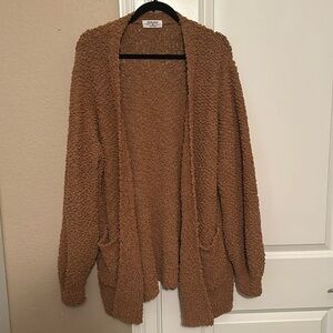 Teddy Bear Tan Cardigan